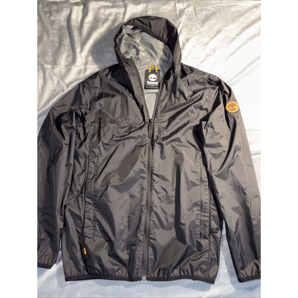Timberland Men's Rain Jacket, Black, Size Small